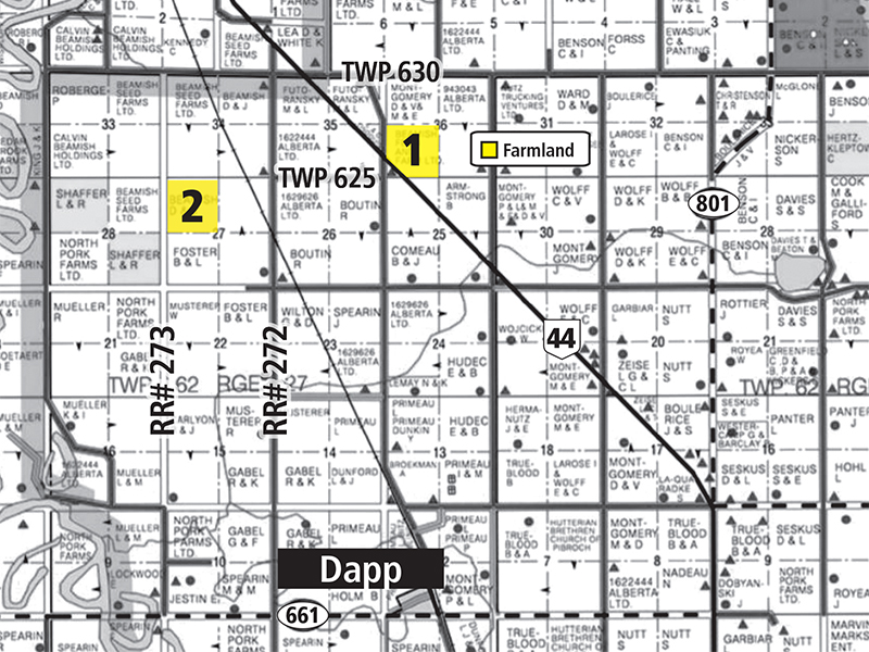 Farmland for sale near Dapp, AB Ritchie Bros. Auctioneers